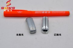 小零件曲面鏡面拋光，磨粒流鏡面拋光效果