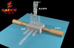 ABS閥體去毛刺，相交孔毛刺前后對比！