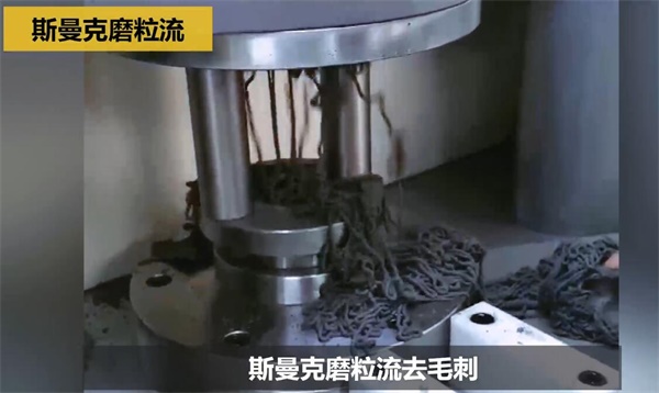 用<a href='http://www.fpqvrmfi.cn' target='_blank'><u>流體拋光機(jī)</u></a>，去除斜孔內(nèi)毛刺